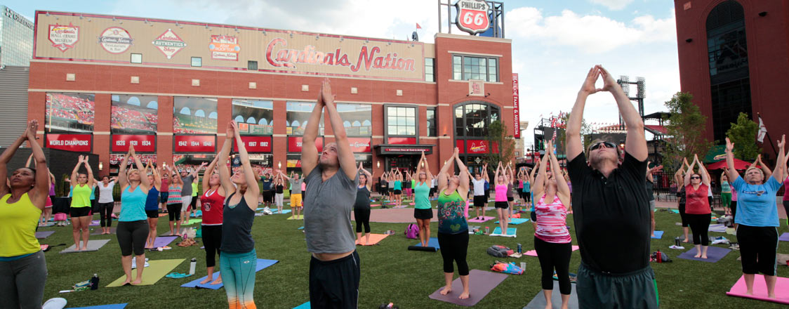 Ballpark Village Club Fitness Summer Yoga Series